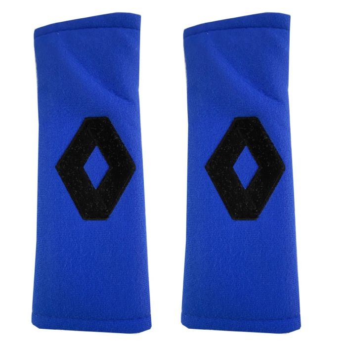  RENAULT ​ΜΑΞΙΛΑΡΑΚΙΑ ΓΙΑ ΖΩΝΗ ΑΣΦΑΛΕΙΑΣ 21 X 7,5 cm ΣΕ ΜΠΛΕ ΧΡΩΜΑ ΜΕ ΜΑΥΡΟ LOGO - 2 ΤΕΜ. 