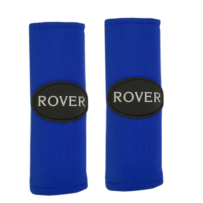  ROVER ​ΜΑΞΙΛΑΡΑΚΙΑ ΓΙΑ ΖΩΝΗ ΑΣΦΑΛΕΙΑΣ 21 X 7,5 cm ΣΕ ΜΠΛΕ ΧΡΩΜΑ ΜΕ ΜΑΥΡΟ/ΛΕΥΚΟ LOGO - 2 ΤΕΜ. 