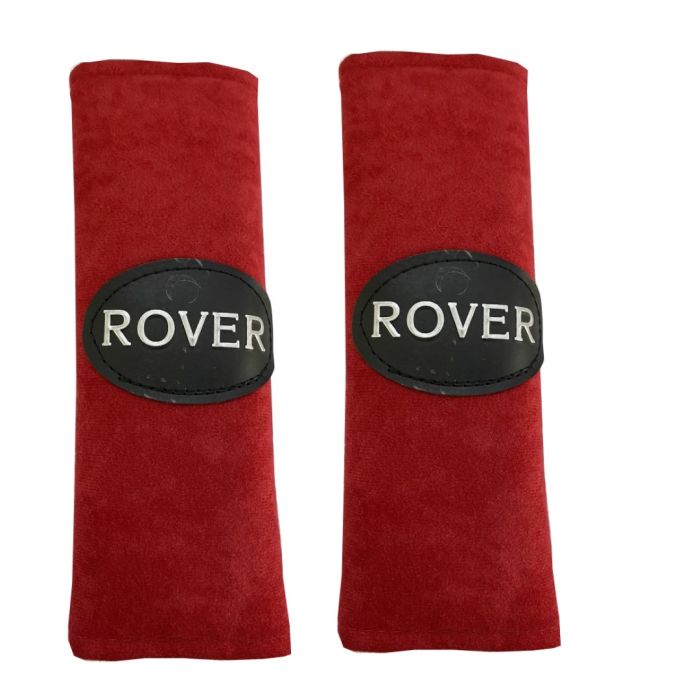  ROVER ​ΜΑΞΙΛΑΡΑΚΙΑ ΓΙΑ ΖΩΝΗ ΑΣΦΑΛΕΙΑΣ 21 X 7,5 cm ΣΕ ΚΟΚΚΙΝΟ ΧΡΩΜΑ ΜΕ ΜΑΥΡΟ LOGO - 2 ΤΕΜ. 