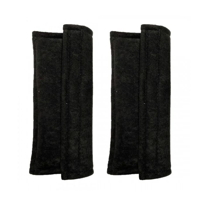 ALFA ROMEO ΜΑΞΙΛΑΡΑΚΙΑ ΓΙΑ ΖΩΝΗ ΑΣΦΑΛΕΙΑΣ 21 X 7,5 cm ΣΕ ΜΑΥΡΟ ΧΡΩΜΑ ΜΕ ΓΚΡΙ LOGO - 2 ΤΕΜ. 
