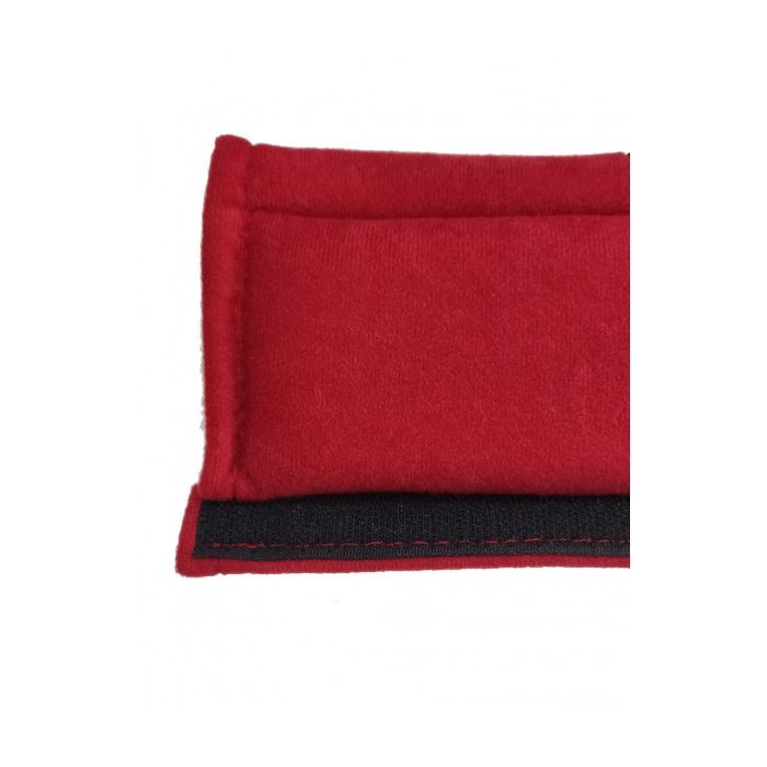  MAZDA​ ​ΜΑΞΙΛΑΡΑΚΙΑ ΓΙΑ ΖΩΝΗ ΑΣΦΑΛΕΙΑΣ 21 X 7,5 cm ΣΕ ΚΟΚΚΙΝΟ ΧΡΩΜΑ ΜΕ ΜΑΥΡΟ LOGO - 2 ΤΕΜ. 