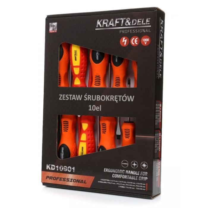  Σετ Κατσαβίδια 10 τμχ Kraft&amp;Dele KD-10901 