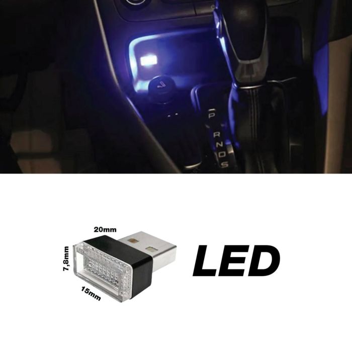  ΠΛΑΦΟΝΙΕΡΑ ΣΕ USB ΜΠΛΕ ΦΩΣ ATHMOSPHERE LED ΓΙΑ ΘΥΡΑ USB 12V 20x15x7,8mm 1ΤΕΜ. 