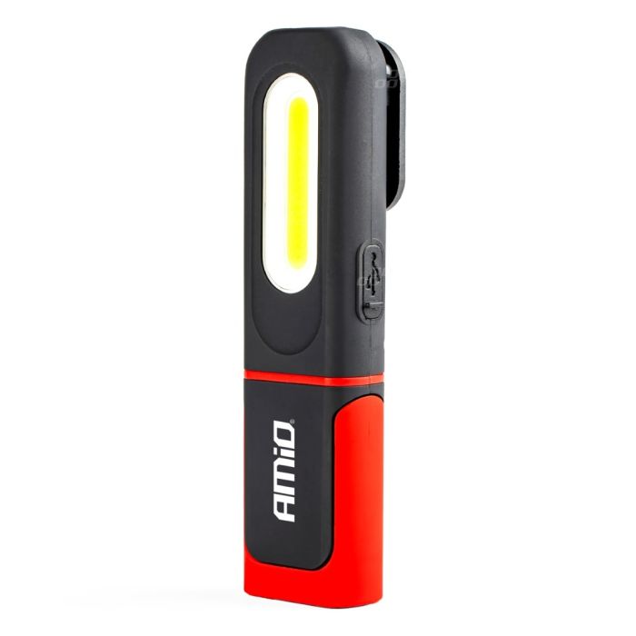  ΦΑΚΟΣ ΕΡΓΑΣΙΑΣ ΧΕΙΡΟΣ ΜΕ ΓΑΝΤΖΟ/ΜΑΓΝΗΤΗ MICRO USB COB+XPE LED 1200mAh 31x42x154mm 