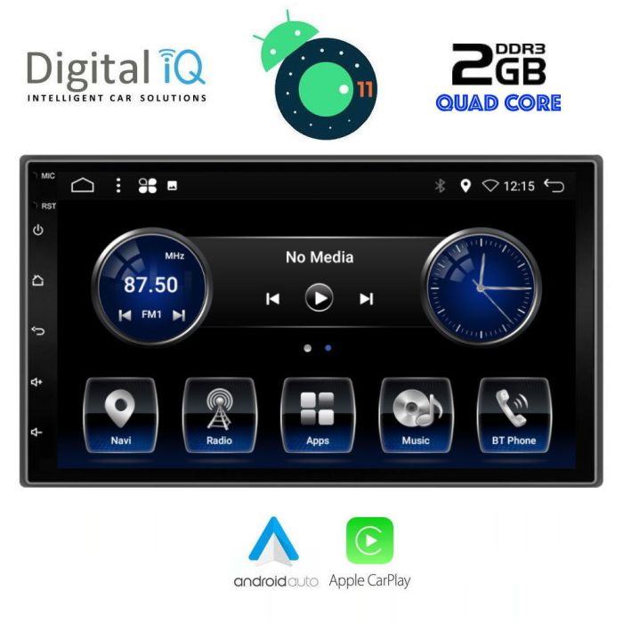  ΟΘΟΝΗ MULTIMEDIA 2 DIN 7 ΙΝΤΣΩΝ /ANDROID 11 R /DECK/BT A2DP/GPS/USB/RADIO/2GB RAM/ DIGITAL IQ 