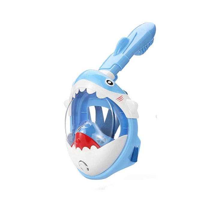 Thenice KF-3 Παιδική Μάσκα Θαλάσσης Καρχαριάκι (Baby Shark) Full Face Snorkel Mask (XS/S) (Mπλε)
