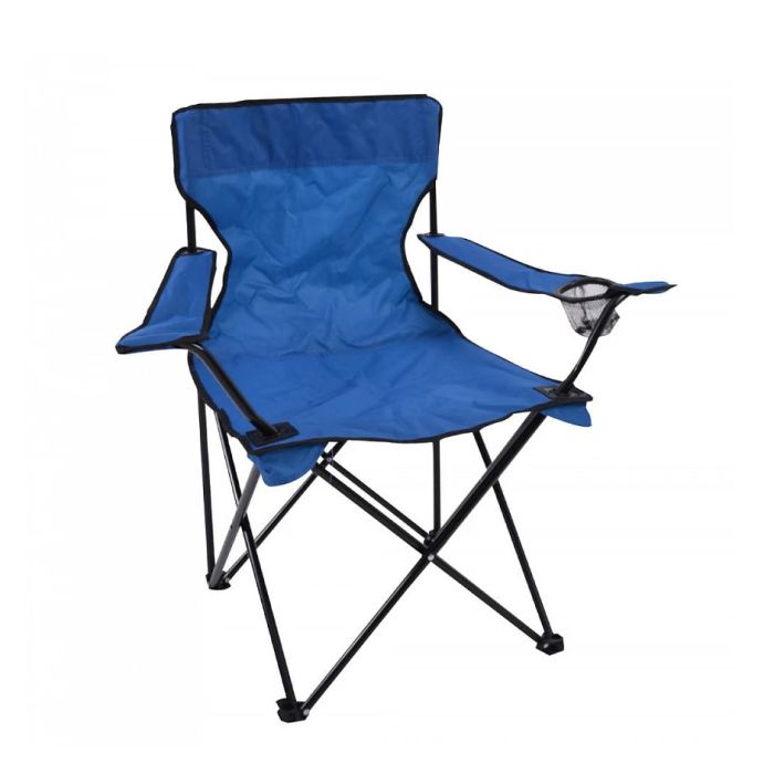 ΚΑΡΕΚΛΑ CAMPING ΠΤΥΣΣΟΜΕΝΗ ΜΠΛΕ 82x50x80εκ.ANKOR