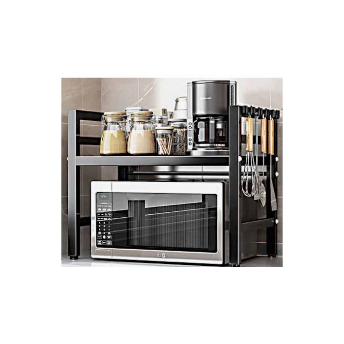 Newest Βάση Οργάνωσης Κουζίνας Μεταλλική σε Μαύρο Χρώμα 31x46x36cm