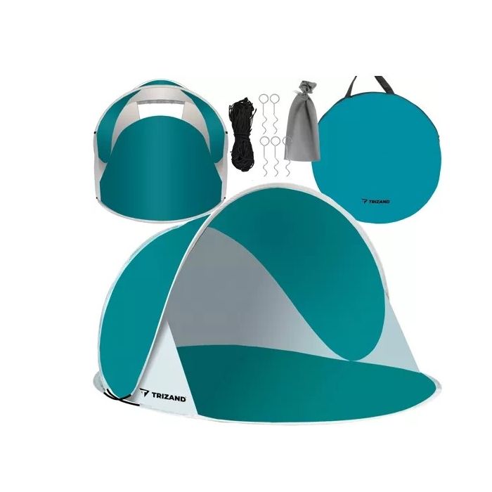 Σκηνή Παραλίας Pop Up Μπλε 190x86x120cm Trizand 23856
