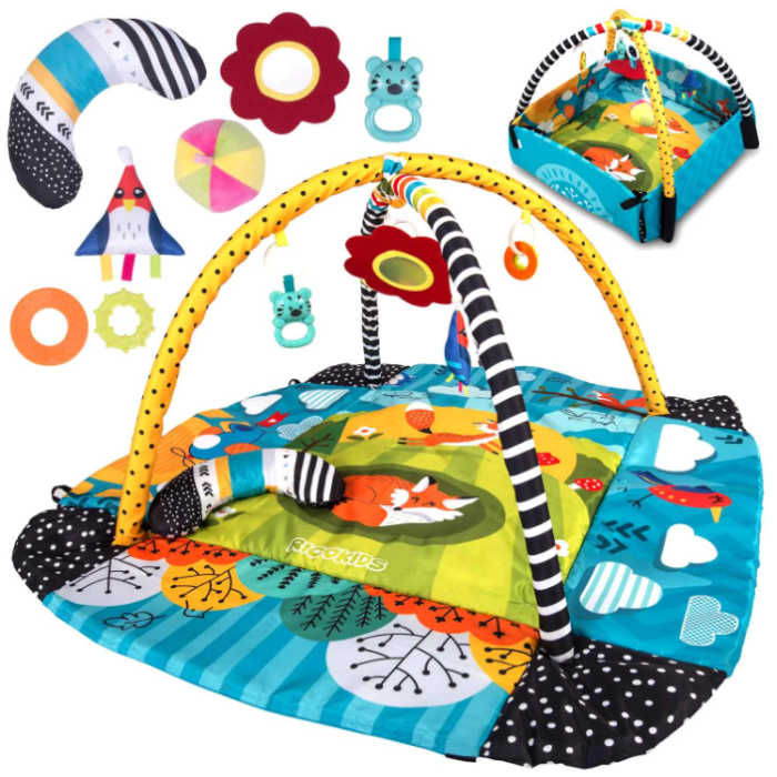 Διαδραστικό εκπαιδευτικό χαλάκι 110 x 100 cm Lisek Ricokids