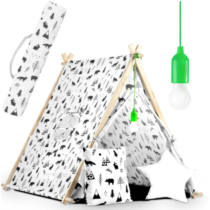 Ricokids Παιδική Σκηνή Ινδιάνικη Φύση Γκρι για 3 χρονών και άνω
