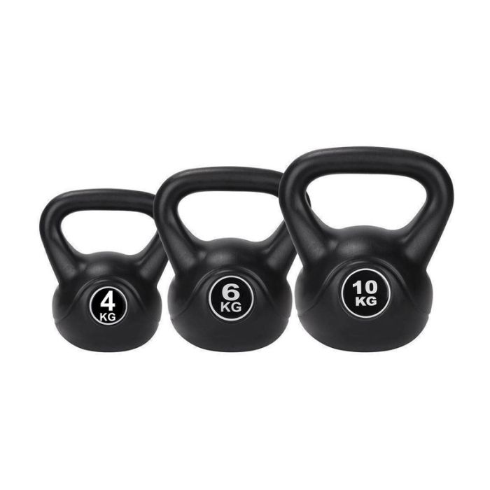 Hoppline Kettlebell 20kg Μαύρο 3τμχ