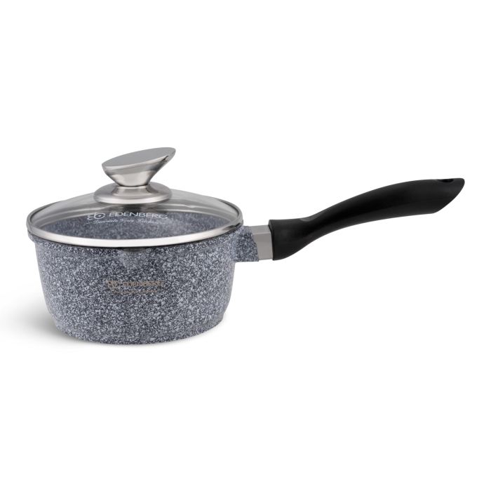 Edenberg Κατσαρολάκι 16cm με γυάλινο καπάκι EB-8043