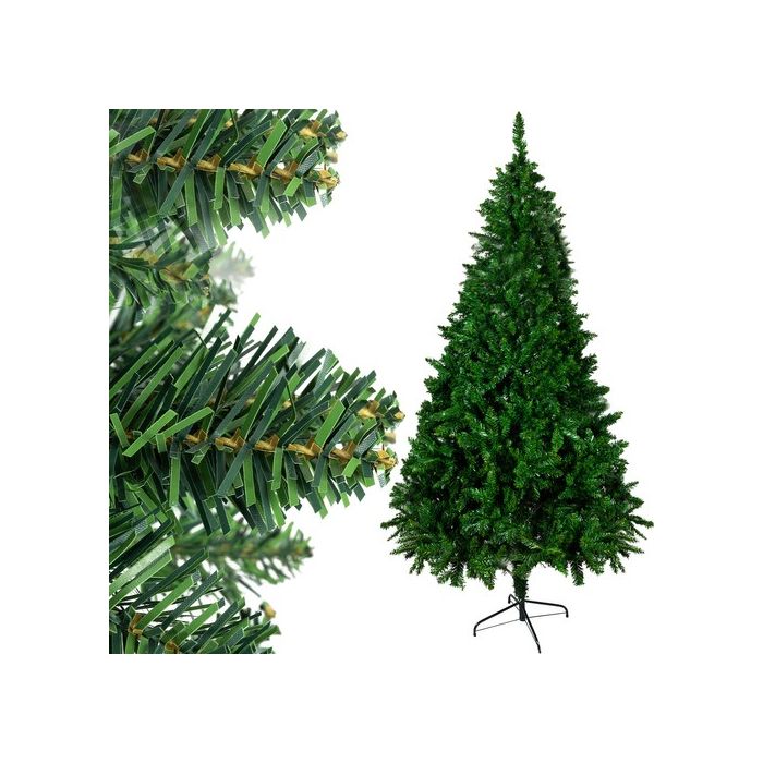 Χριστουγεννιάτικο δέντρο πυκνό  με μεταλλική βάση- 2,2 m Ruhhy 22318