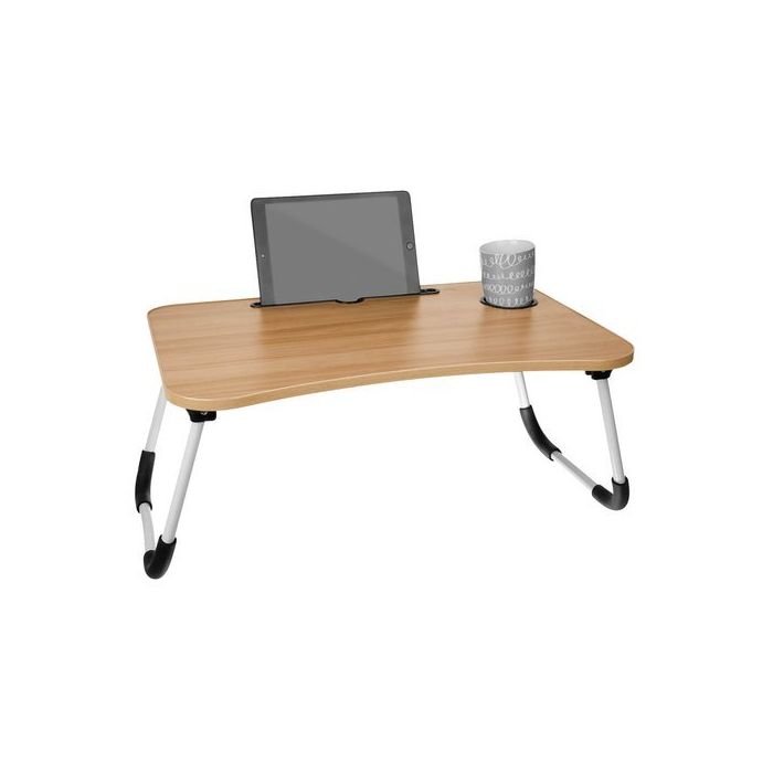  Ξύλινο Πτυσσόμενο τραπέζι φορητού υπολογιστή 28x60x40 cm,Goclever