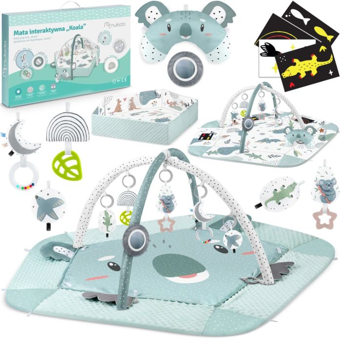 Εκπαιδευτικό διαδραστικό χαλάκι 136 x 136 cm Koala Nukido 