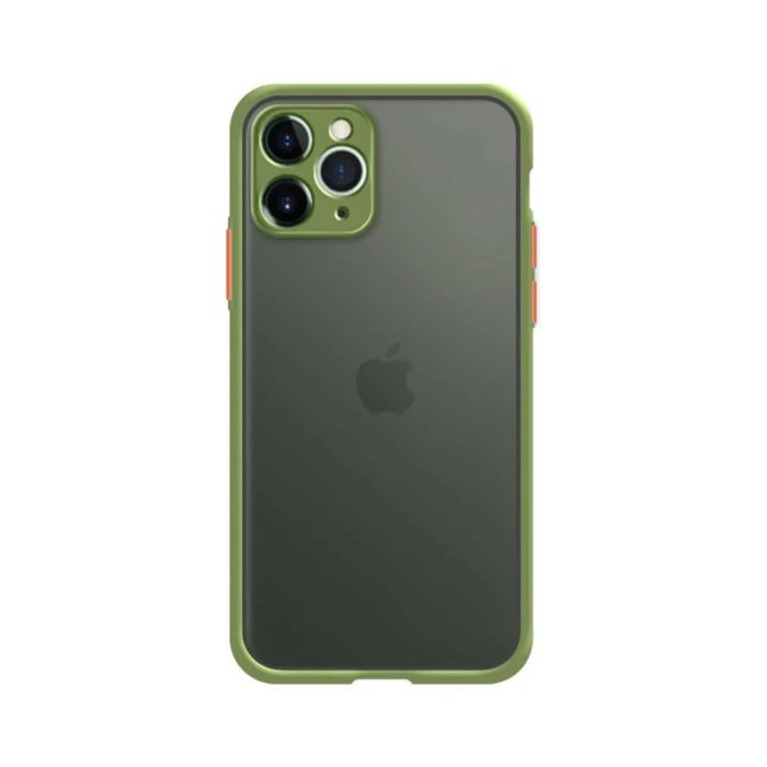 Milky Flexible Back Cover Σιλικόνης Χακί (iPhone 12 Pro Max)