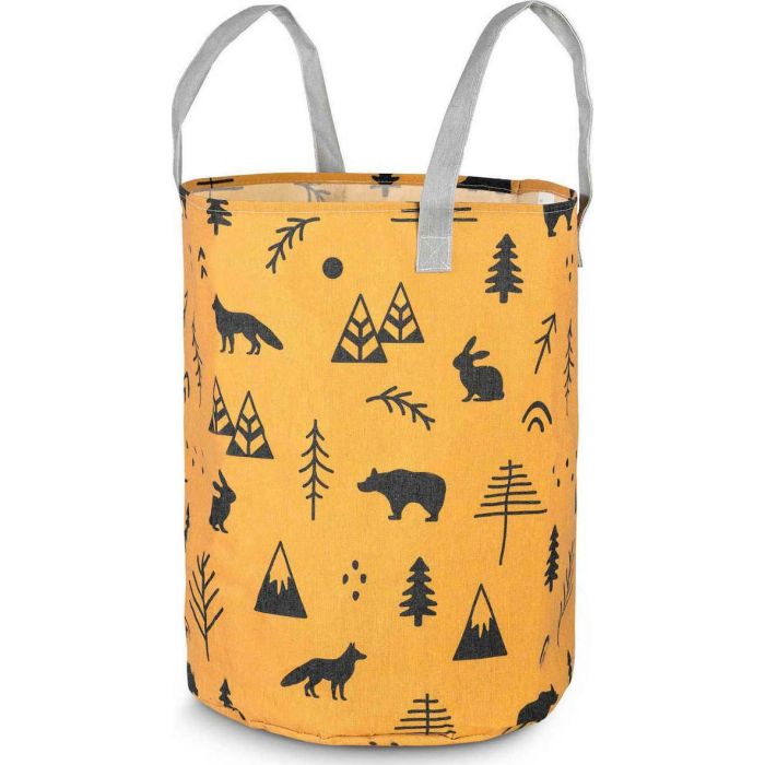 Ricokids Καλάθι για παιχνίδια σε χρώμα πορτοκαλί 60 x 35 cm.